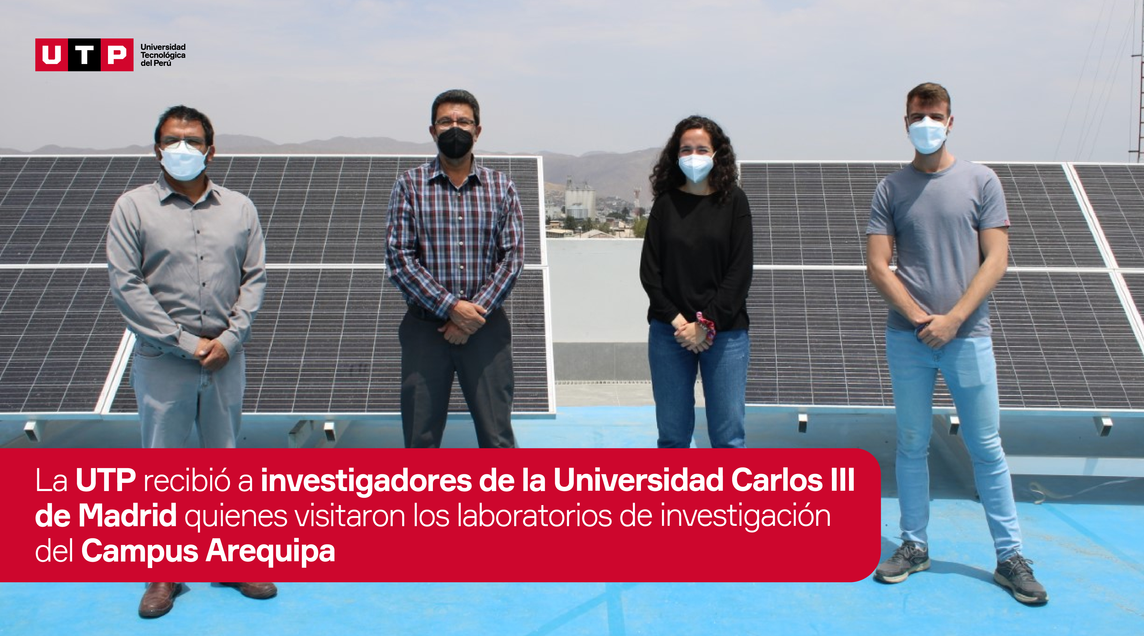 La UTP recibió a investigadores de la Universidad Carlos III de Madrid para la presentación de proyectos que promueven el uso de energías renovables