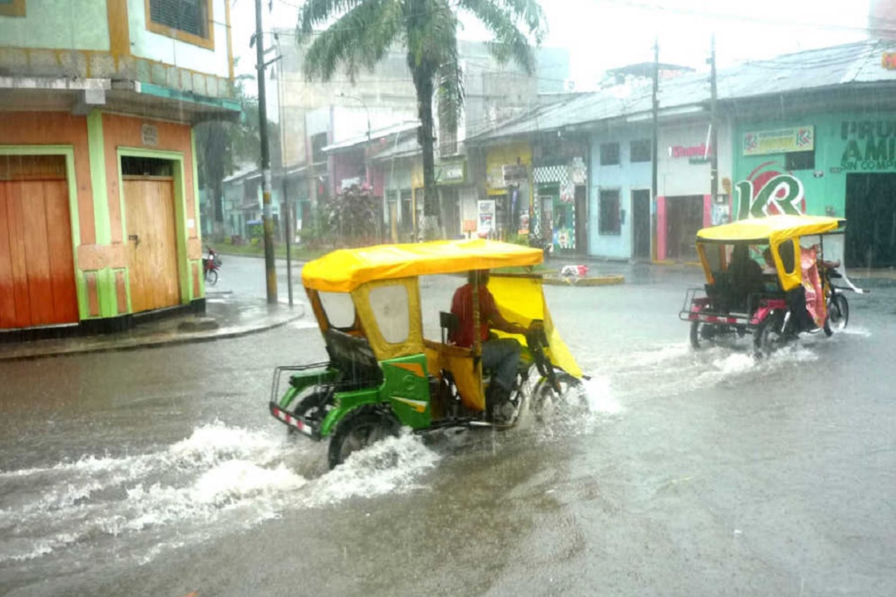 Lluvias de moderada intensidad preocupan a la selva peruana