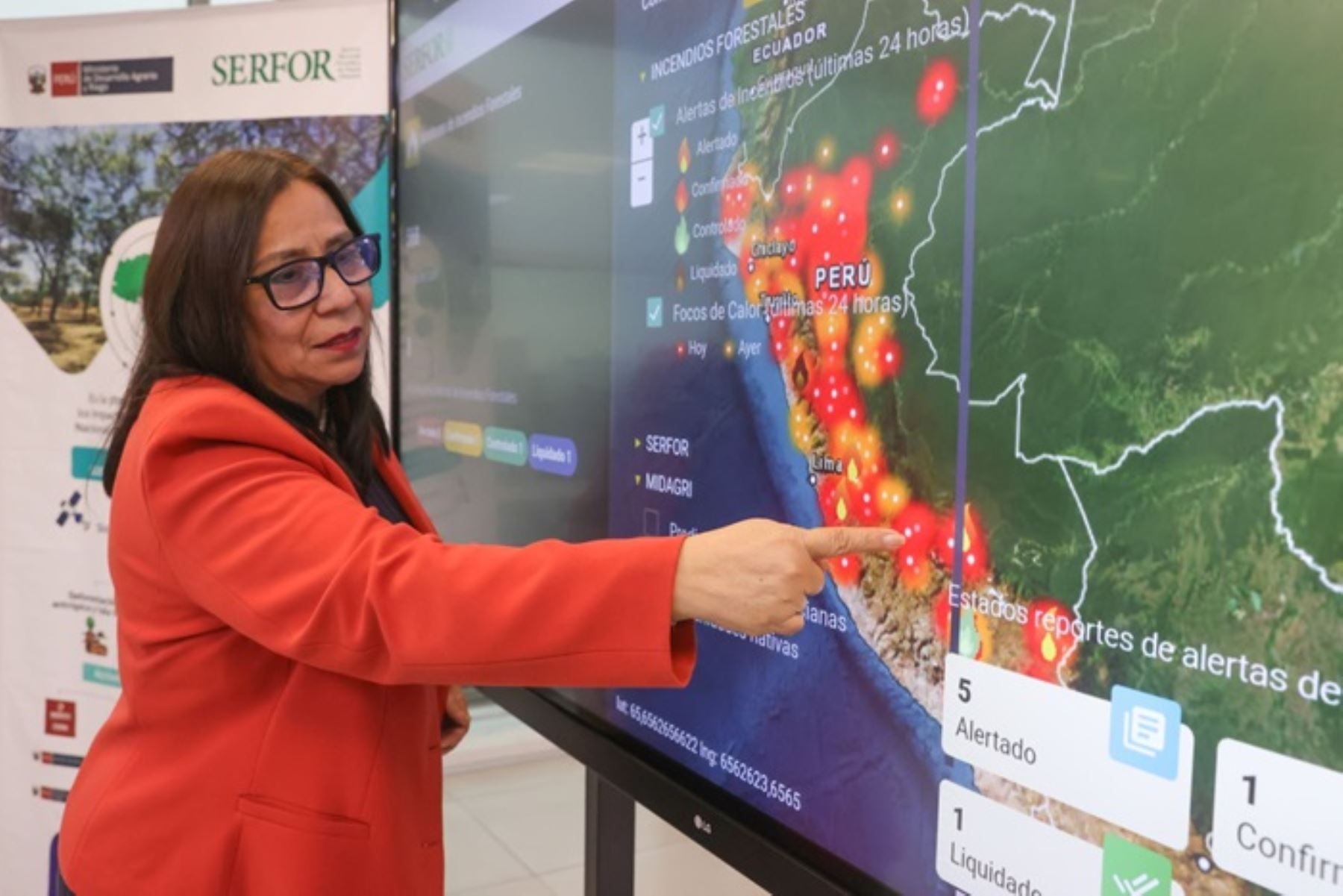Más de700 incendios forestales azotaron el Perú en 2024