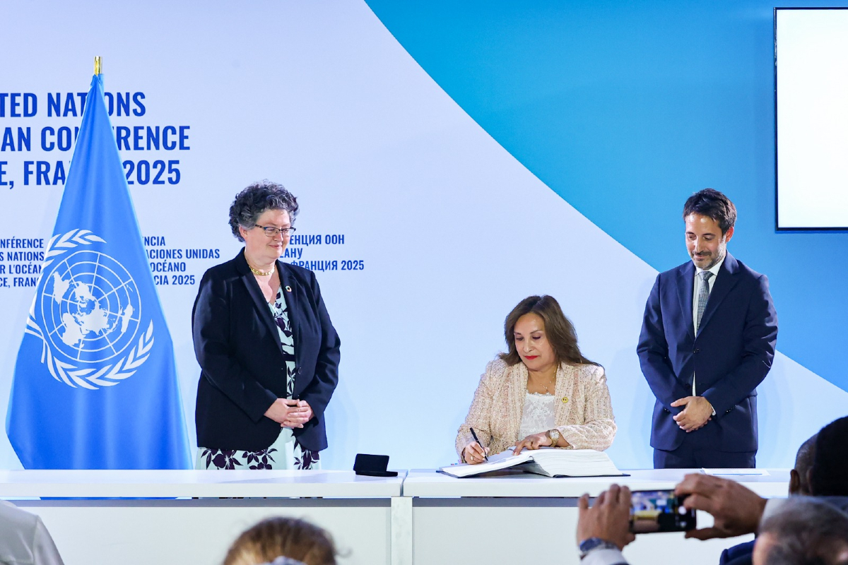 Perú suscribe Tratado de Alta Mar que busca proteger biodiversidad marina