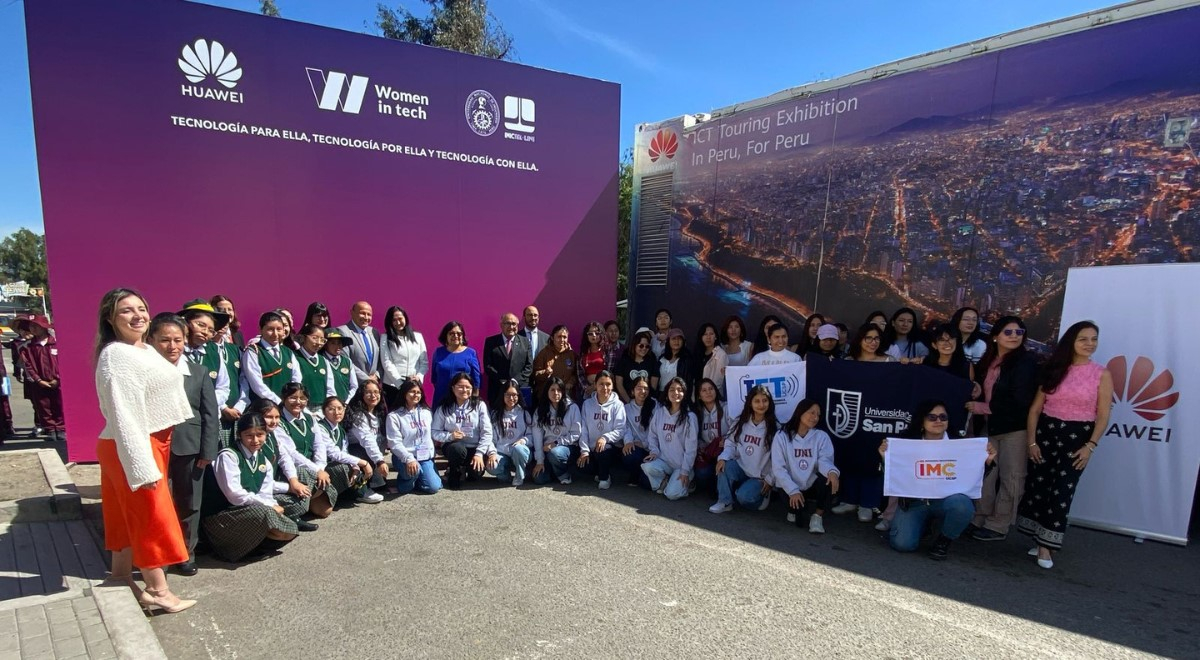 Huawei e INICTEL-UNI concluyen evento “Women in Tech” en Arequipa
