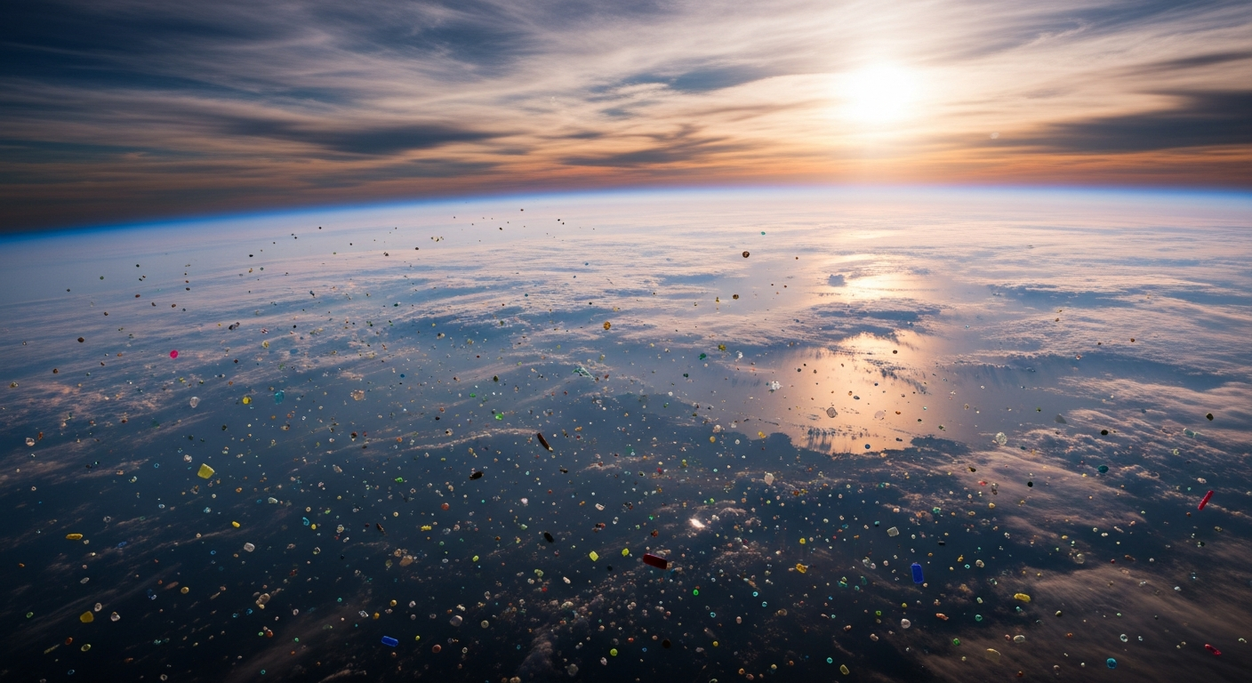 Microplásticos ya contaminan la atmósfera de la tierra