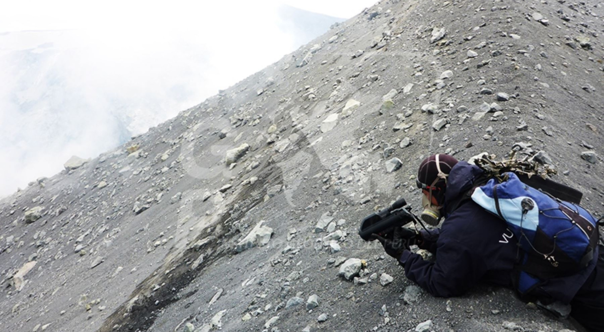 Hallan sistema hidrotermal bajo el volcán Sabancaya