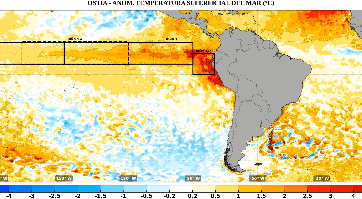 Agencia climática de EE.UU. confirma inicio del Niño Global